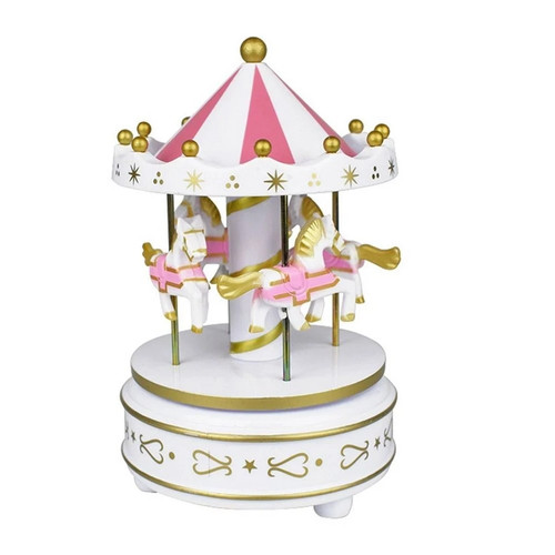 Plastic carousel horse - carousel,