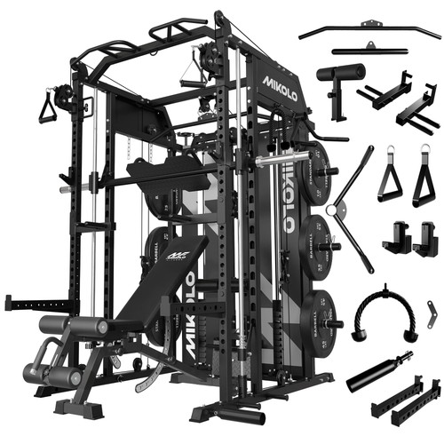 Smith machine with weight - machine,