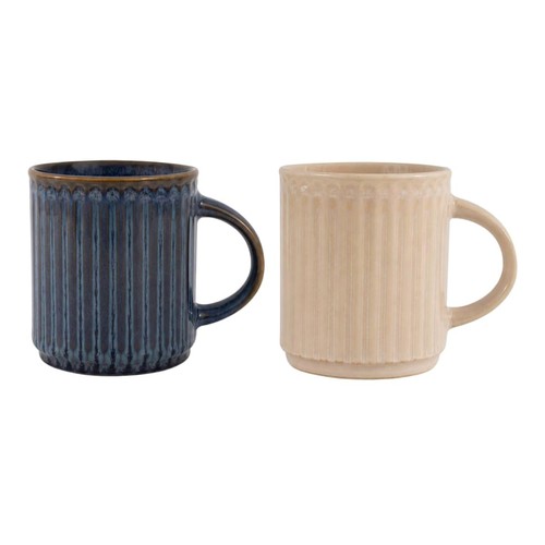 Mug set stoneware - mug, 2