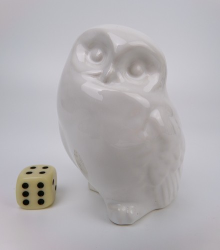 White poole pottery owl - poole,