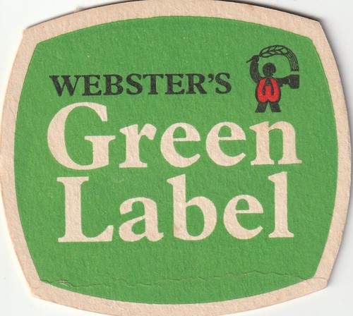 Beer mat websters - brewery,
