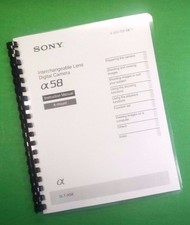 Owners Manual for Sony SLT