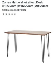 Zorras WALNUT Desk Table Top