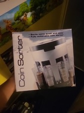 ZEON ELECTRONIC AUTOMATIC COIN SORTER GBP - FAST SORTING AND STACKING - UNUSED