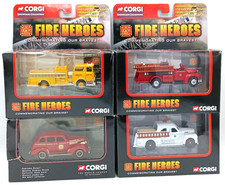 4 x Corgi Fire Heroes