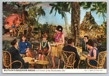 Butlin's Bognor Regis Beachcomber Tiki Bar Postcard by John Hinde c.1970s