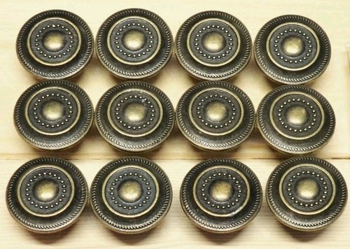 Set round metal vintage - 12,