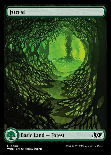 Mtg forest - forest, (0266)