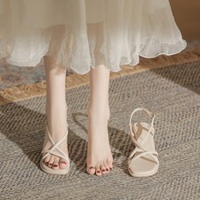 Roman Sandals Summer With Faux