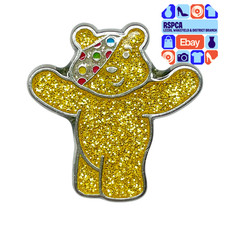 Pudsey Bear Vintage Glitter