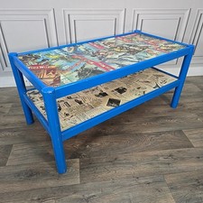 Vintage Coffee Table Blue