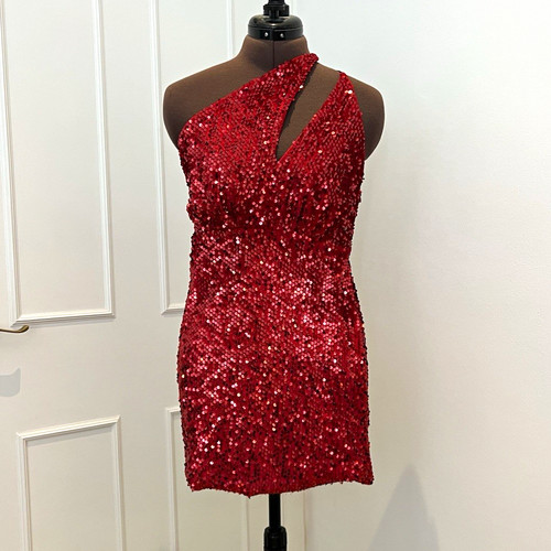 Zara women red sequin - zara, one