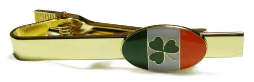 Ireland flag shamrock tie - &,
