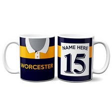 Personalised Worcester Warriors Mug Rugby Union Cup Fathers Day Birthday RSM16