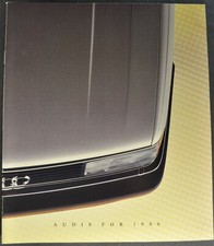 1986 Audi Brochure Coupe GT
