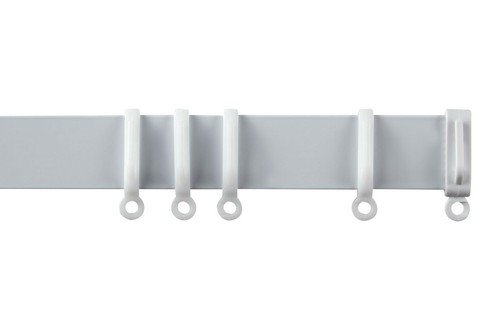 White curtain rail aluminium - curtain,