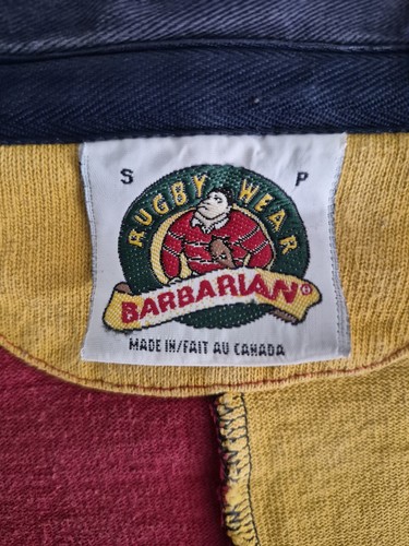 Vintage barbarian rugby shirt - vintage,
