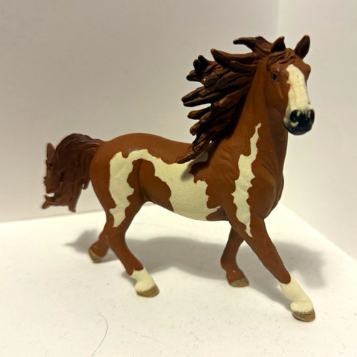 Schleich brown white horse - brown,