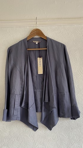 Ladies uk14 linen jacket - ladies,