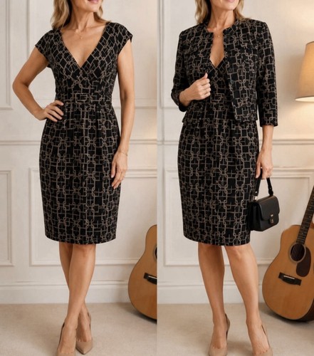 Karen millen black geometric - karen,