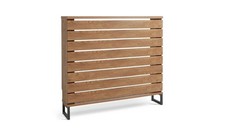 Radiator Cover Small Oak Finish 102.3 x 21.9 x 95.2 cm Habitat Nomad - New Boxed