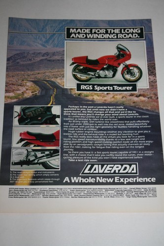 1983 advert for laverda - advert, "laverda