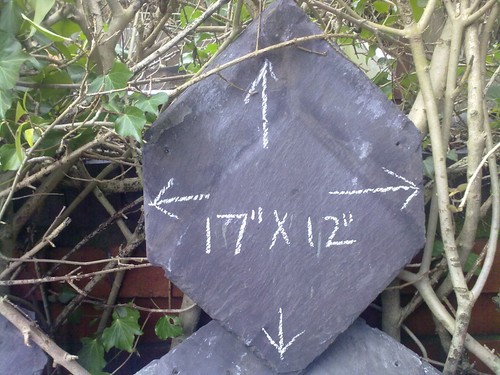 Roof slates - (welsh, blue)