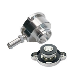 1-1/4" 32mm Aluminium Weld On Radiator Filler Neck Universal W/1.1 Bar Cap