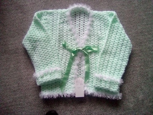 Hand made ladies bed jacket - hand,