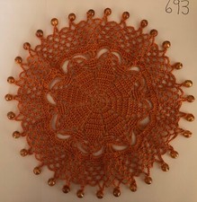 Hand Made Crochet Beaded Jug