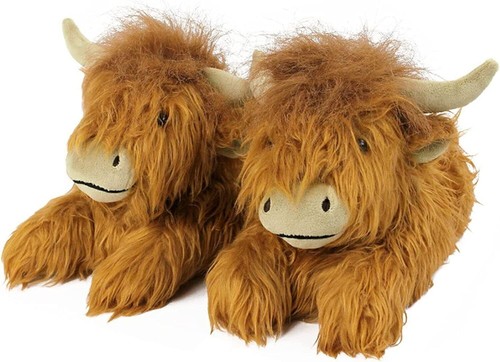 Highland cattle slippers - slippers,