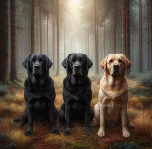 Labrador cross stitch - labrador,