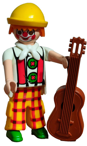 Playmobil clown figure with - figure,