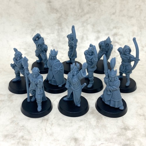 Elven warband 28mm - elven, |