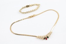 Attwood & Sawyer Jewellery Collar Bracelet Stone Set Signed Branded x 2