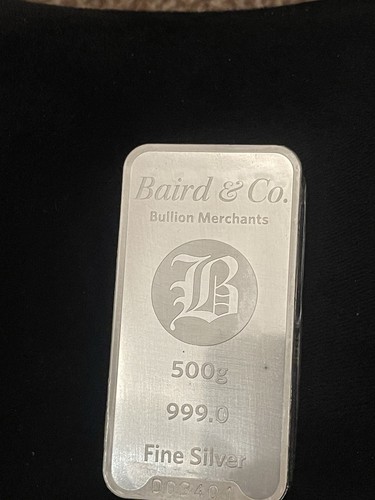 Baird 500g silver bullion - co,