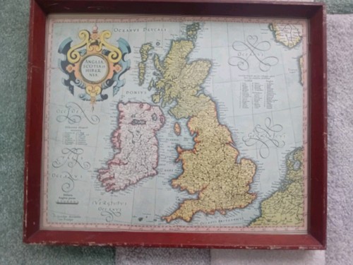 Vintage mercator map of - ,