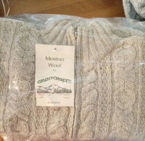 Aran crafts cream cable knit - aran,