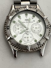 Giani-Giorgio Men’s Chronograph Quartz Watch, , Japan Movement, Green Markers.