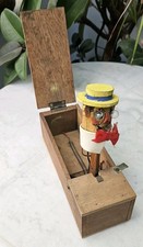 ANTIQUE HAND MADE ODMEDOD Pop-Up PUPPET LIGHT BULB EYES -GT45