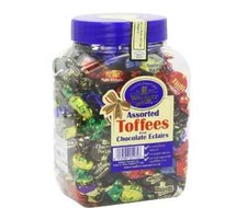 WALKERS NONSUCH Assorted Toffees and Chocolate Eclairs Jars 1.25 kg