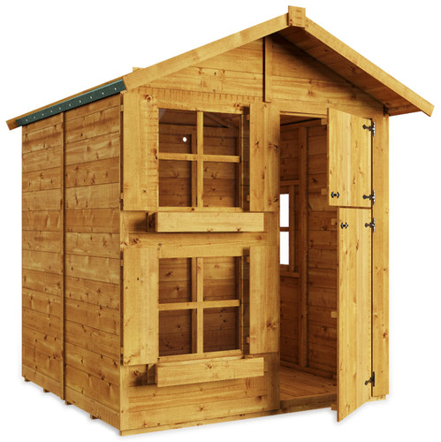 Kids wooden playhouse two - wooden,