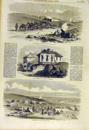 Original old antique print - original,