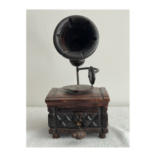 Antique hand carved wooden - hand,