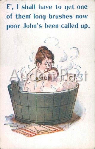 Ww1 humorous postcard poor - ww1,