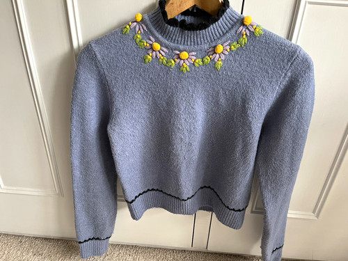 Zara women blue - zara, neck