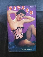 Fiesta Vol 3 No. 1 January 1958 vintage glamour model magazine