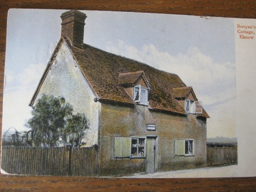 Bunyan cottage elstow - bunyan's, cottage,