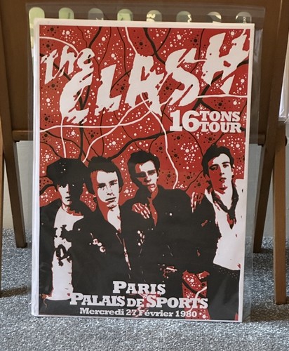 The clash poster - the, a3