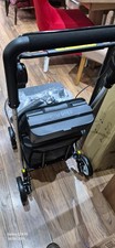 Carlett Comfort Move Mobility Shopping Trolley with Seat 6 Wheel Swivel Brakes
